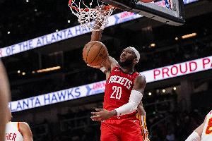 变阵!火箭今日首发:奥科吉代替亚当斯 搭档KD申京阿门小贾